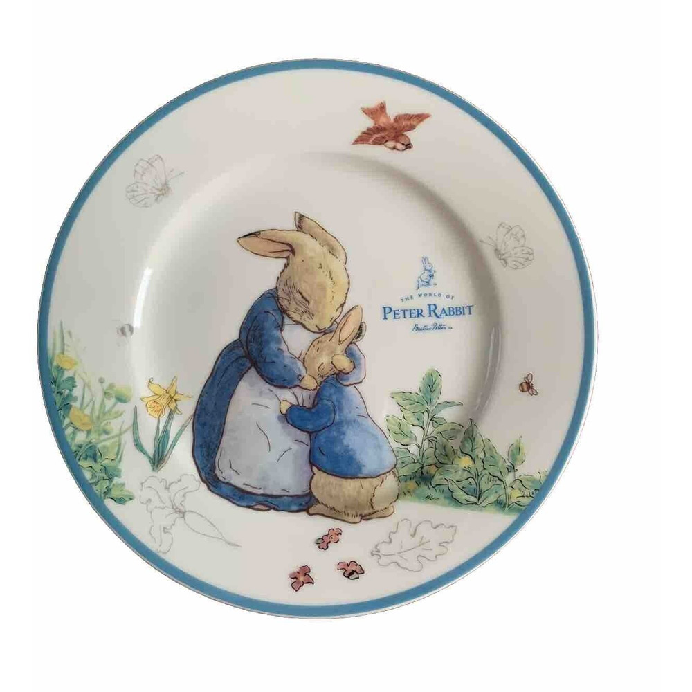 New Beatrix Potter Peter Rabbit Porcelain Easter Salad Side 8" Plates Set of 4